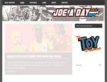 Tablet Screenshot of joeaday.com